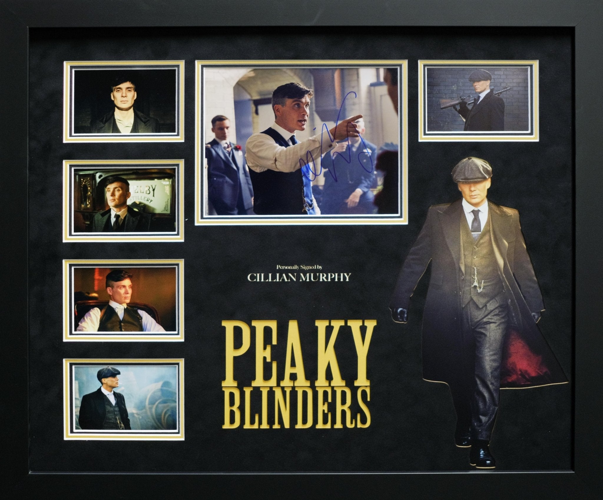 Cillian Murphy Signed photograph Peaky Blinders framed display - Memorabilia Framers Shop